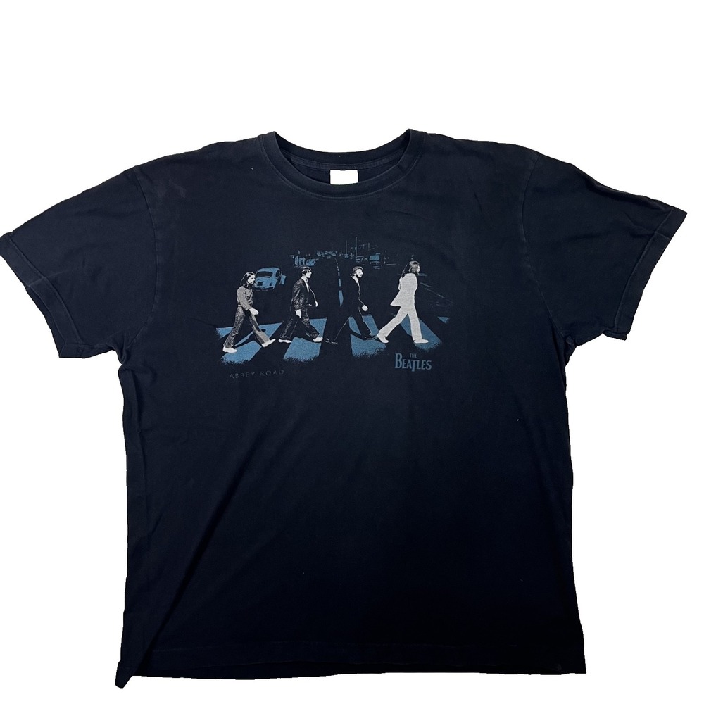 Y2K 2005 the Beatles t-shirt Black Size XL‎